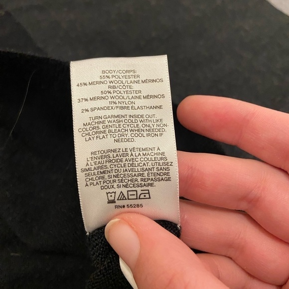 Express Merino Wool color block ombré turtle neck sweater size XL - Picture 4 of 4